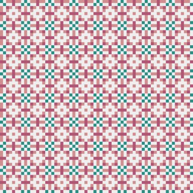 Soyut çapraz desen, üretken hesaplama sanatı, vektör illüstrasyonu 