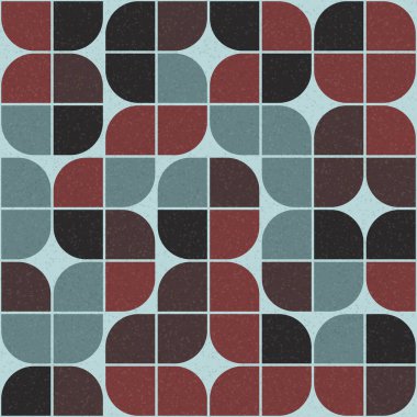 Soyut Geometrik Desen üretken hesaplama sanatı çizimi