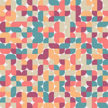 Soyut Geometrik Desen üretken hesaplama sanatı çizimi