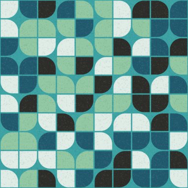 Soyut Geometrik Desen üretken hesaplama sanatı çizimi