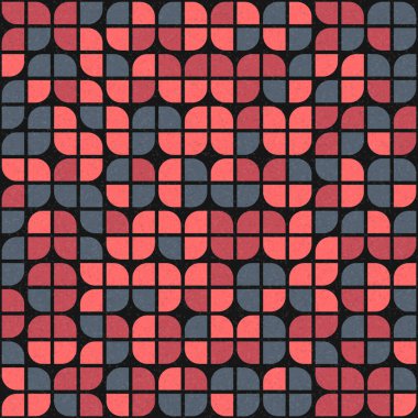 Soyut Geometrik Desen üretken hesaplama sanatı çizimi