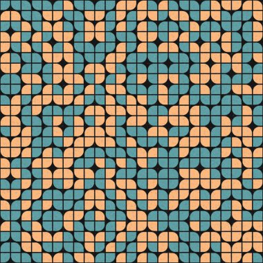 Soyut Geometrik Desen üretken hesaplama sanatı çizimi
