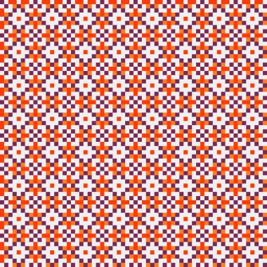 Soyut çapraz desen, üretken hesaplama sanatı, vektör illüstrasyonu 