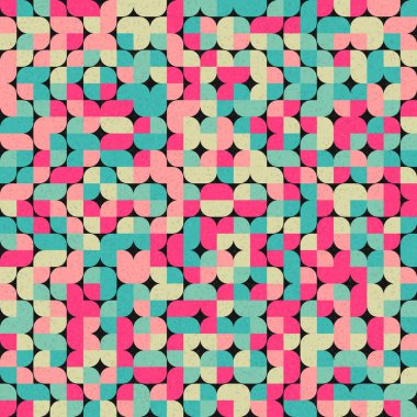 Soyut Geometrik Desen üretken hesaplama sanatı çizimi