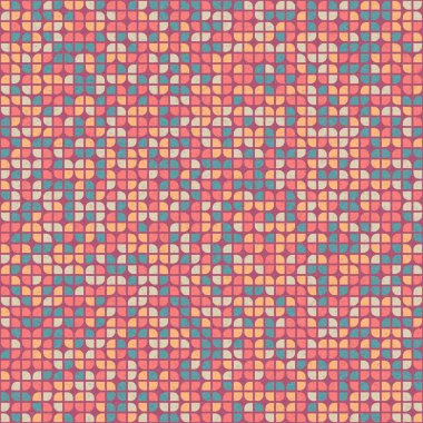 Soyut Geometrik Desen üretken hesaplama sanatı çizimi