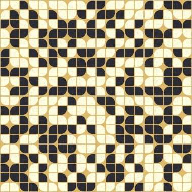 Soyut Geometrik Desen üretken hesaplama sanatı çizimi