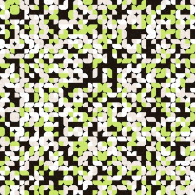 Soyut Geometrik Desen üretken hesaplama sanatı çizimi