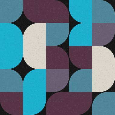 Soyut Geometrik Desen üretken hesaplama sanatı çizimi