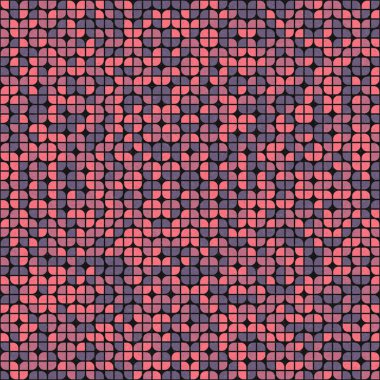 Soyut Geometrik Desen üretken hesaplama sanatı çizimi