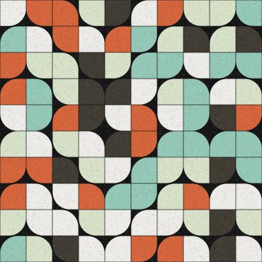 Soyut Geometrik Desen üretken hesaplama sanatı çizimi