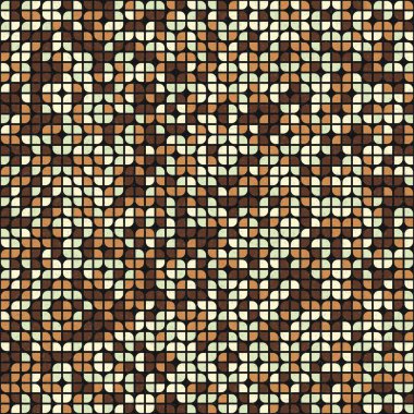 Soyut Geometrik Desen üretken hesaplama sanatı çizimi