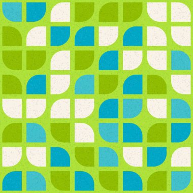 Soyut Geometrik Desen üretken hesaplama sanatı çizimi