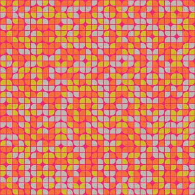 Soyut Geometrik Desen üretken hesaplama sanatı çizimi