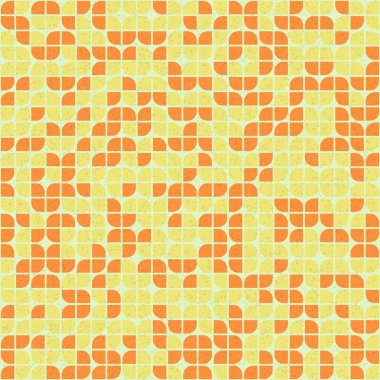 Soyut Geometrik Desen üretken hesaplama sanatı çizimi