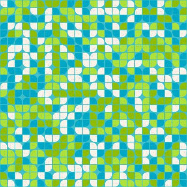 Soyut Geometrik Desen üretken hesaplama sanatı çizimi