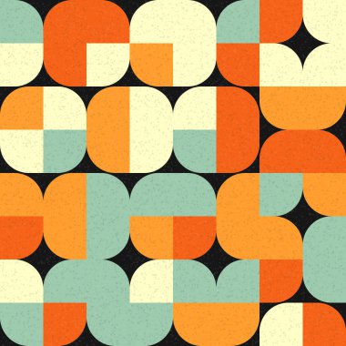 Soyut Geometrik Desen üretken hesaplama sanatı çizimi