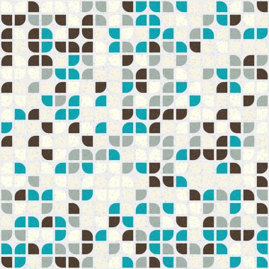 Soyut Geometrik Desen üretken hesaplama sanatı çizimi