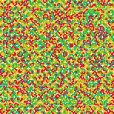 Soyut Geometrik Desen, üretken hesaplama sanatı çizimi