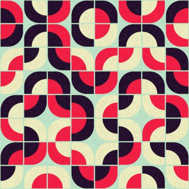 Soyut Geometrik Desen, üretken hesaplama sanatı çizimi