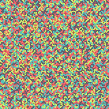 Soyut Geometrik Desen, üretken hesaplama sanatı çizimi