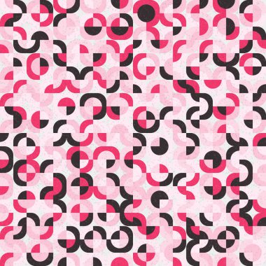 Soyut Geometrik Desen, üretken hesaplama sanatı çizimi