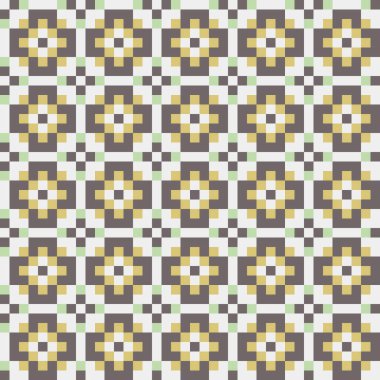 Soyut çapraz desenli üretken hesaplama sanatı çizimi