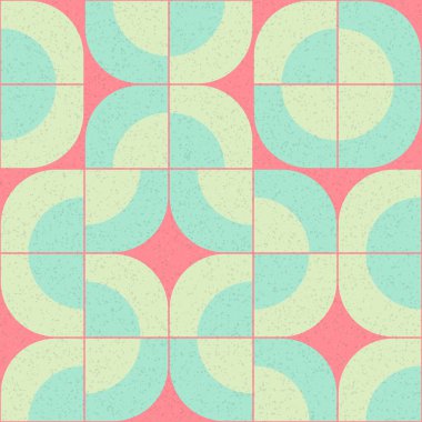 Soyut Geometrik Desen, üretken hesaplama sanatı çizimi