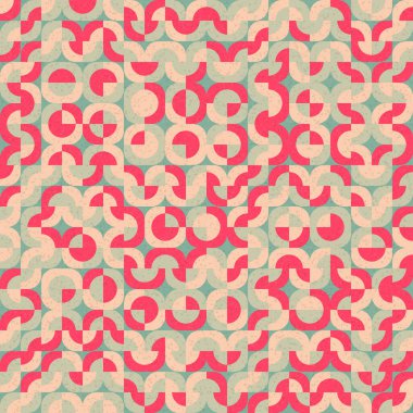 Soyut Geometrik Desen, üretken hesaplama sanatı çizimi