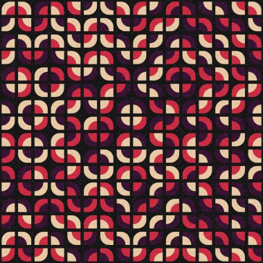 Soyut Geometrik Desen, üretken hesaplama sanatı çizimi