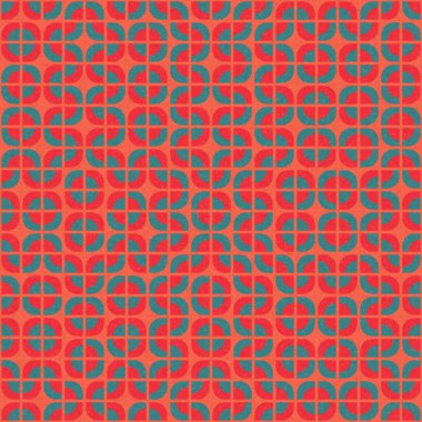 Soyut Geometrik Desen, üretken hesaplama sanatı çizimi