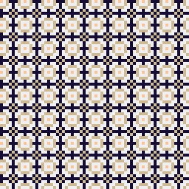 Soyut çapraz desen, üretken hesaplama sanatı, vektör illüstrasyonu 