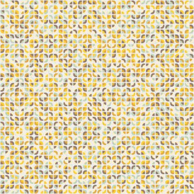 Soyut Geometrik Desen, üretken hesaplama sanatı çizimi