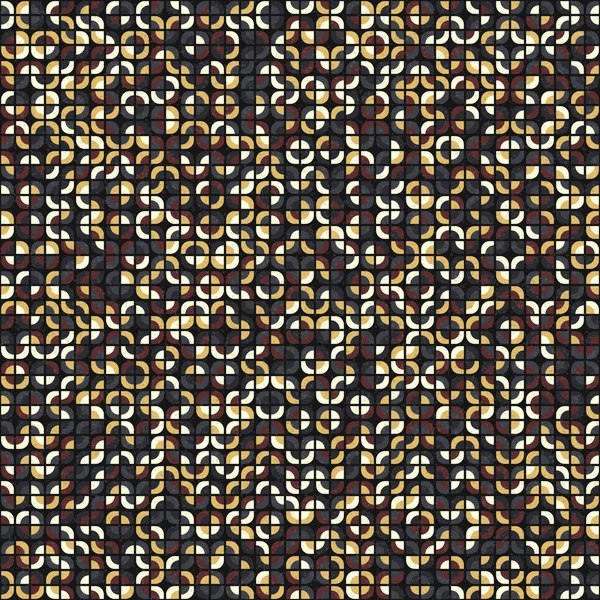 Soyut Geometrik Desen, üretken hesaplama sanatı çizimi