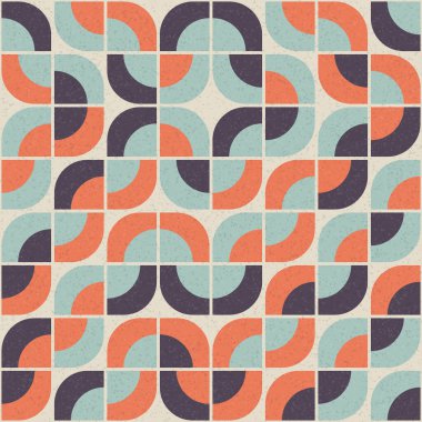 Soyut Geometrik Desen, üretken hesaplama sanatı çizimi