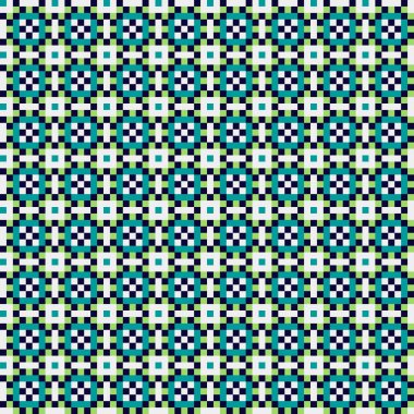 Soyut çapraz desenli üretken hesaplama sanatı çizimi