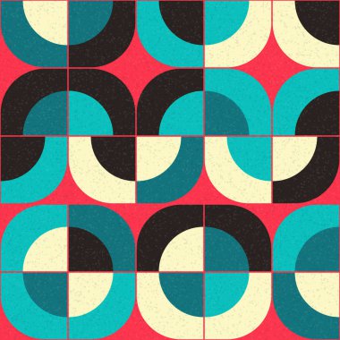 Soyut Geometrik Desen, üretken hesaplama sanatı çizimi