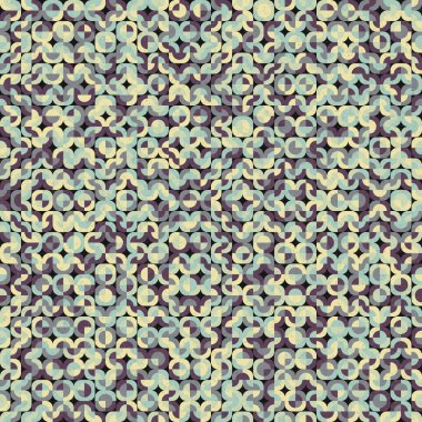 Soyut Geometrik Desen, üretken hesaplama sanatı çizimi