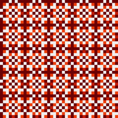 Soyut çapraz desenli üretken hesaplama sanatı çizimi