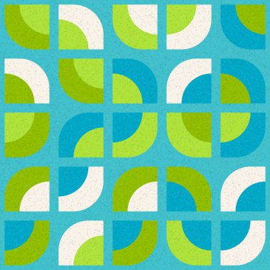 Soyut Geometrik Desen, üretken hesaplama sanatı çizimi