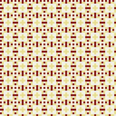 Soyut çapraz desen, üretken hesaplama sanatı, vektör illüstrasyonu 