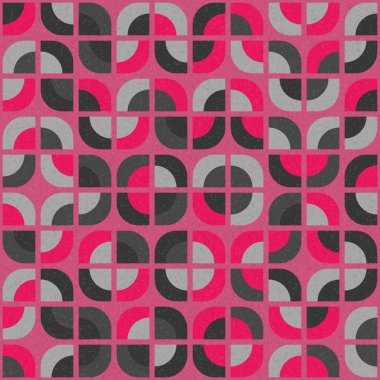 Soyut Geometrik Desen, üretken hesaplama sanatı çizimi