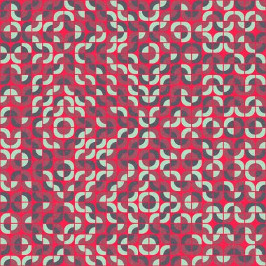 Soyut Geometrik Desen, üretken hesaplama sanatı çizimi