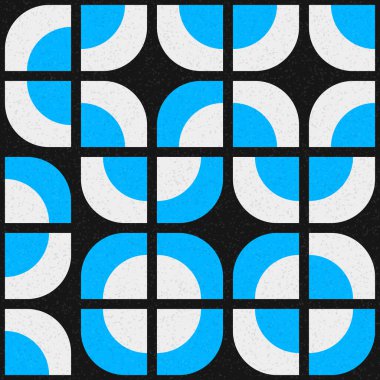 Soyut Geometrik Desen, üretken hesaplama sanatı çizimi