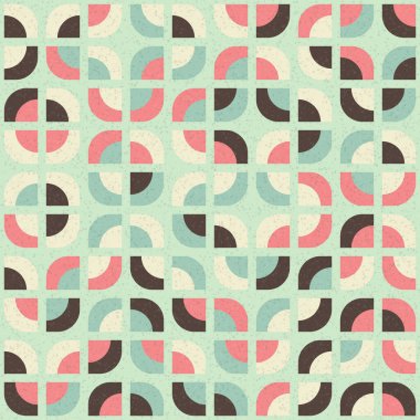 Soyut Geometrik Desen, üretken hesaplama sanatı çizimi