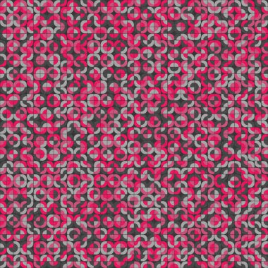 Soyut Geometrik Desen, üretken hesaplama sanatı çizimi