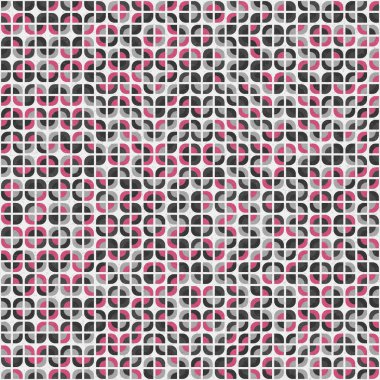 Soyut Geometrik Desen, üretken hesaplama sanatı çizimi