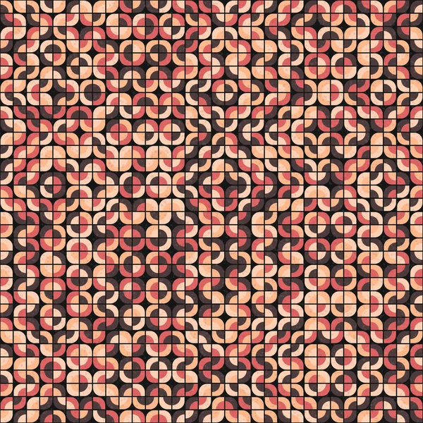 Abstraktes Geometrisches Muster Generative Vektorillustration — Stockvektor