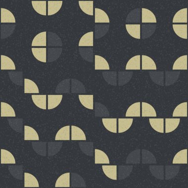 Soyut Geometrik Desen Üretken hesaplama sanatı, vektör illüstrasyonu