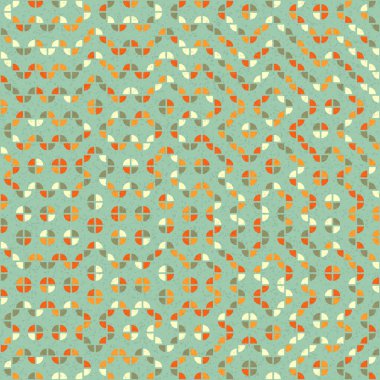 Soyut Geometrik Desen Üretken hesaplama sanatı, vektör illüstrasyonu