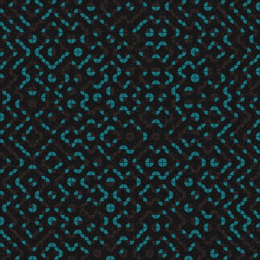 Soyut Geometrik Desen Üretken hesaplama sanatı, vektör illüstrasyonu